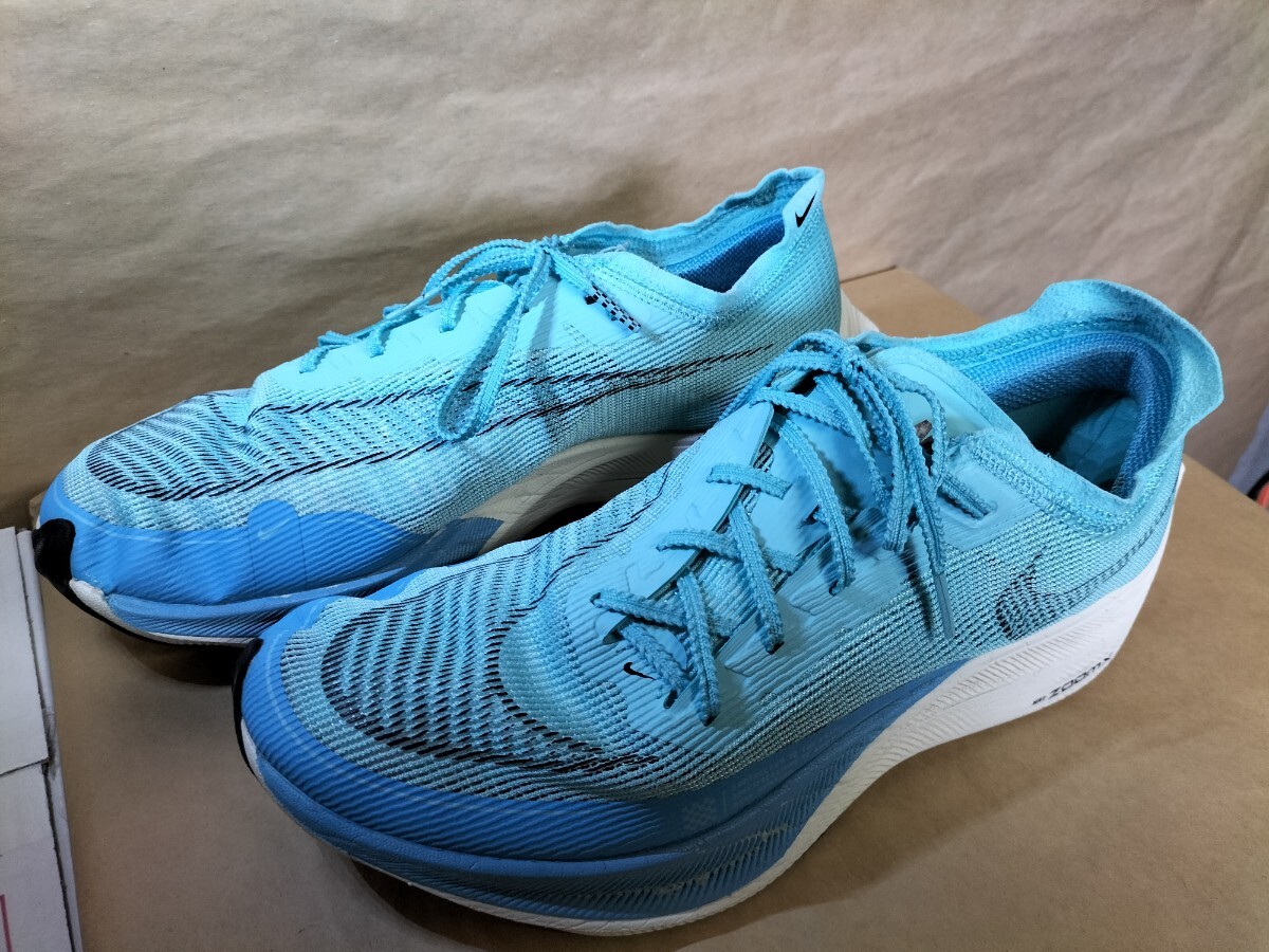 NIKE/ナイキ ZOOMX VAPORFLY NEXT%2/ズームX ヴェイパーフライ ネクスト%2 オーロラグリーン/ブラック CU4111-300/ 28.0cm_画像1