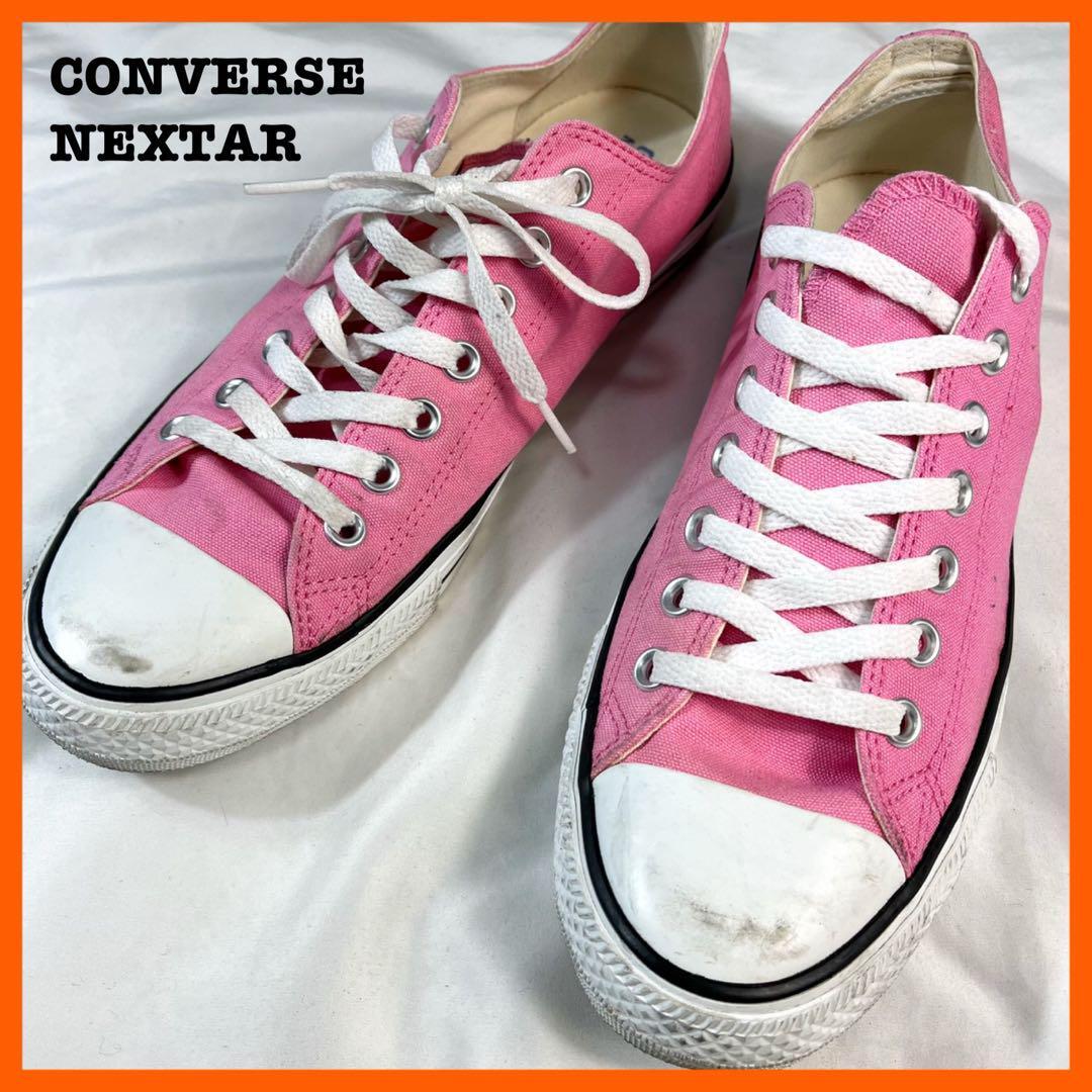 CONVERSE NEXTAR スニーカー ピンク 28cm　1スタ1円スタート_画像1