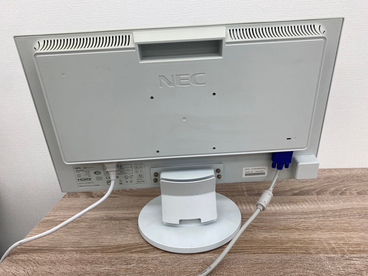 【中古】液晶モニター／21.5型／NEC／LCD-AS223WM-W5／HDMI／管理2の画像3