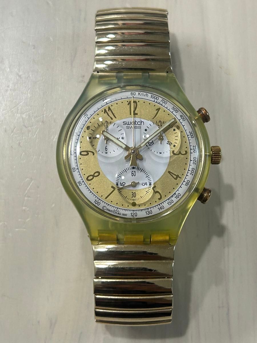 中古品　swatch スワッチ　BEACH RIDER GOLDEN GLOBE 2本セット 腕時計　 クオーツ