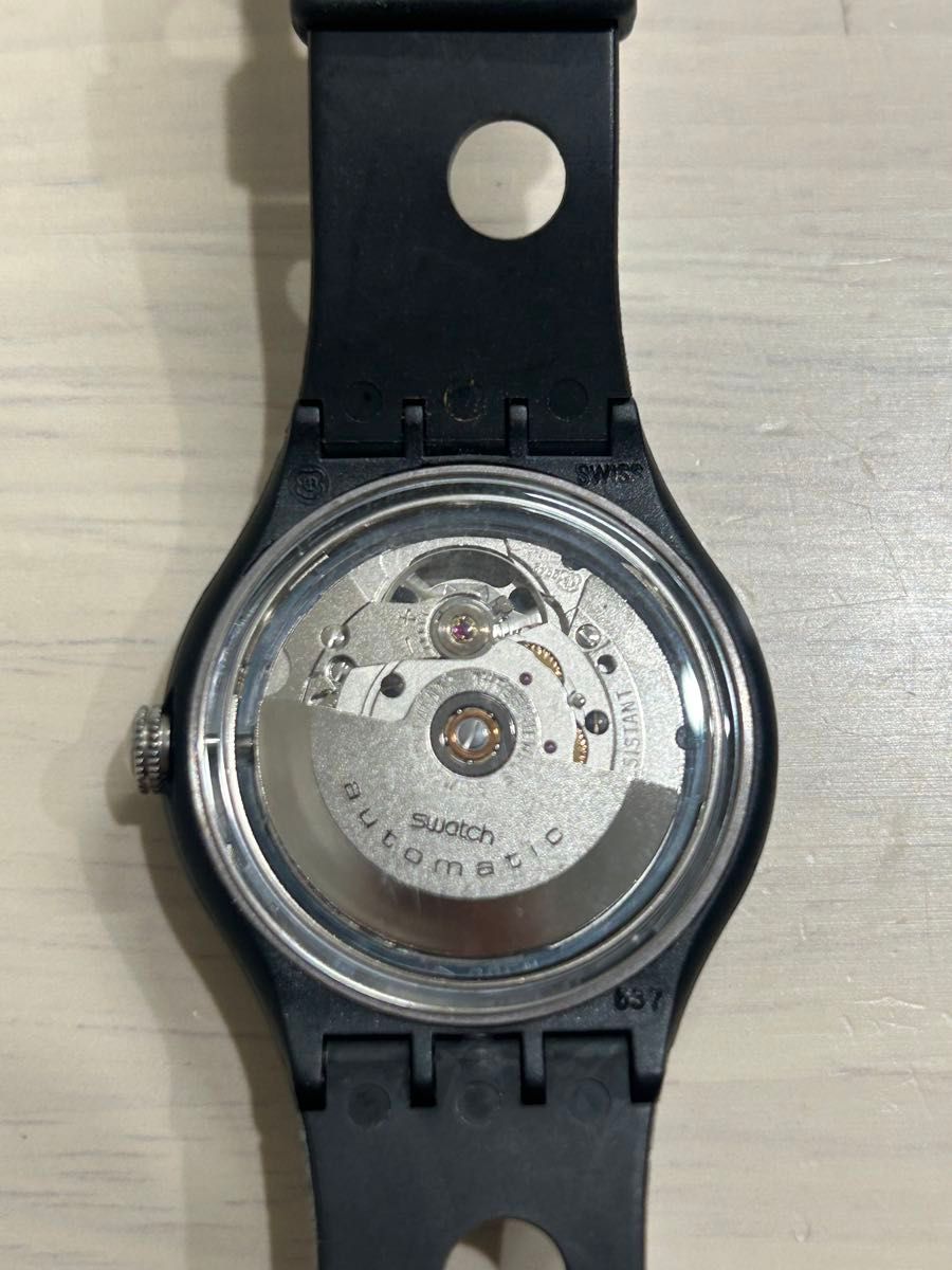 中古品　swatch automatic  腕時計　スウォッチ　オートマチック　稼働品　メンズ腕時計