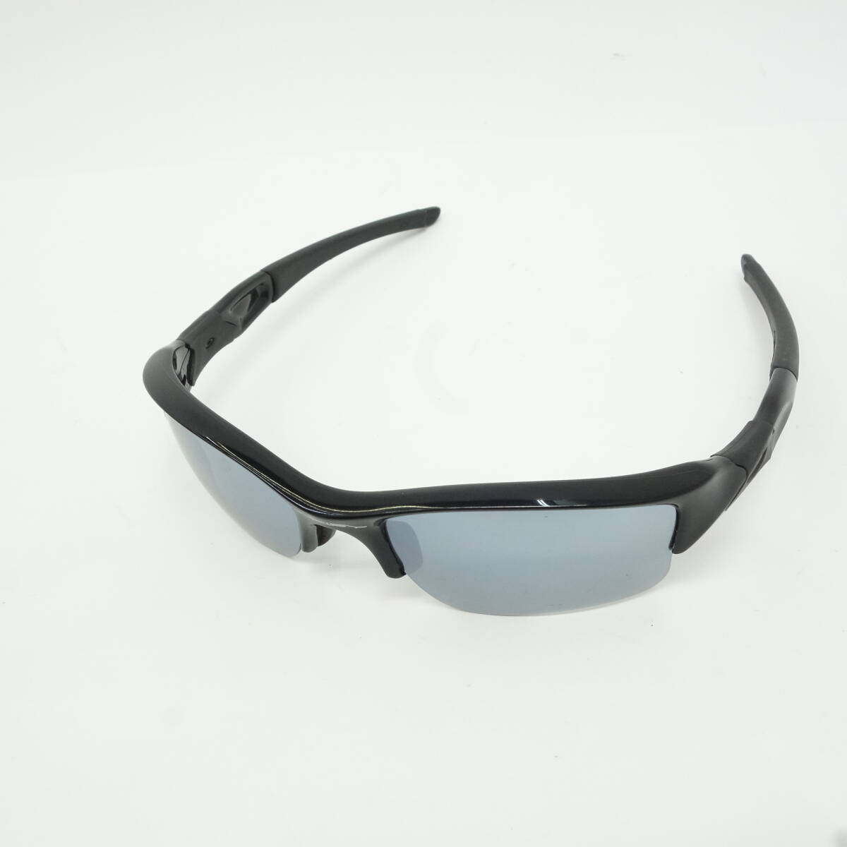 116♭OAKLEY/オークリー Flak Jacket XLJ フラックジャケット 03-899 ブラック スポーツサングラス ※中古_画像2