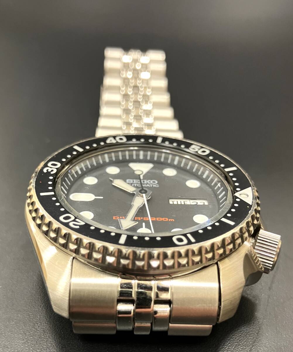 セイコー ダイバー SEIKO SUCUBA diver's 200M メンズ 自動巻き 7S26-0020 ブラックボーイ 稼働品の画像10