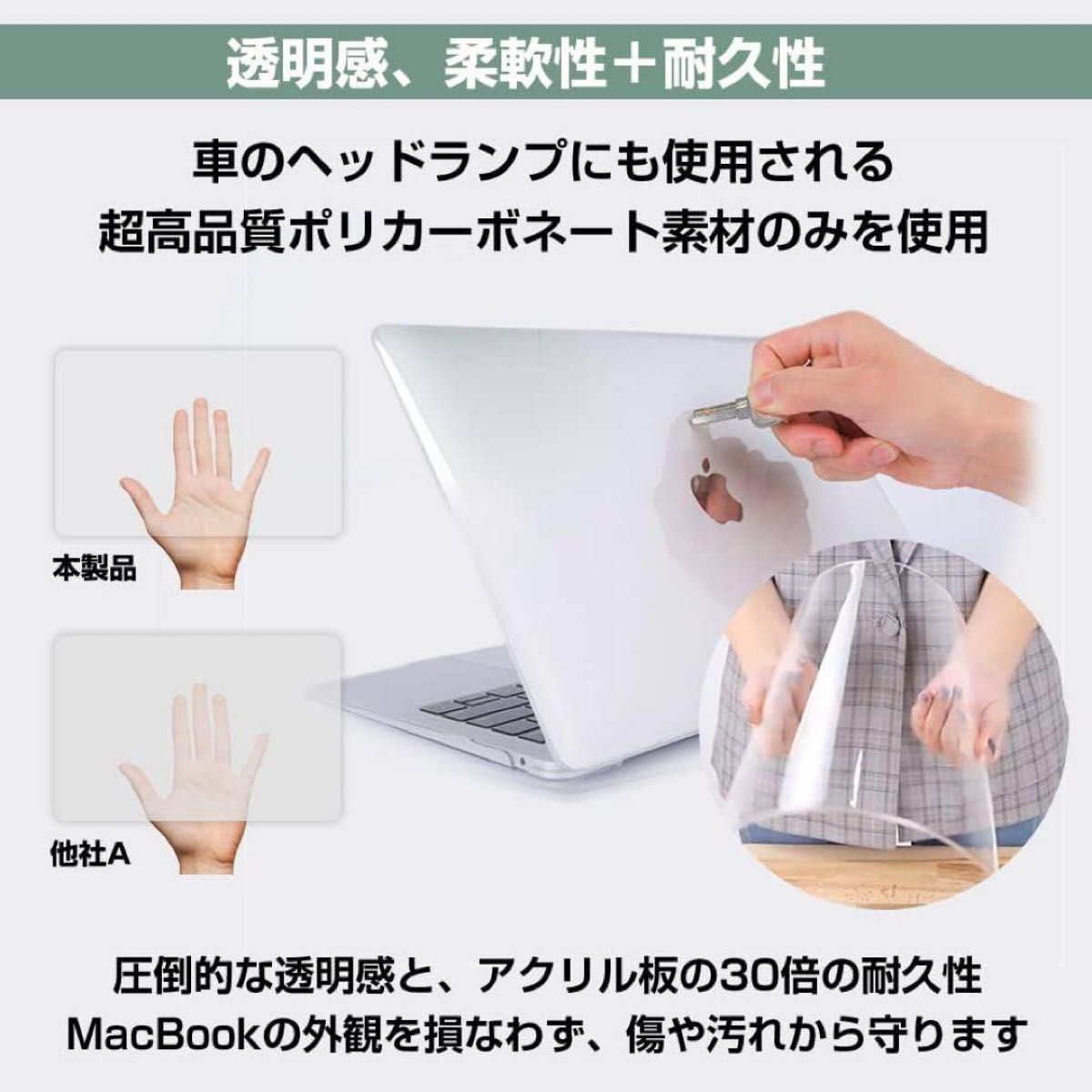 HOGOTECH ケース【MacBook Air 13インチ M1用】カバー