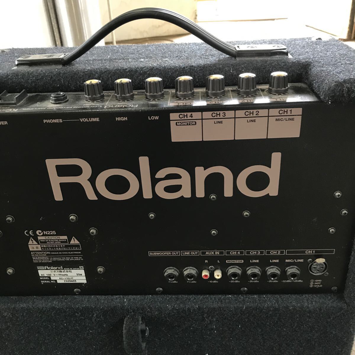 ROLAND ローランド N255 KC-150 キーボードアンプ 4CH アンプ 動作品の画像5