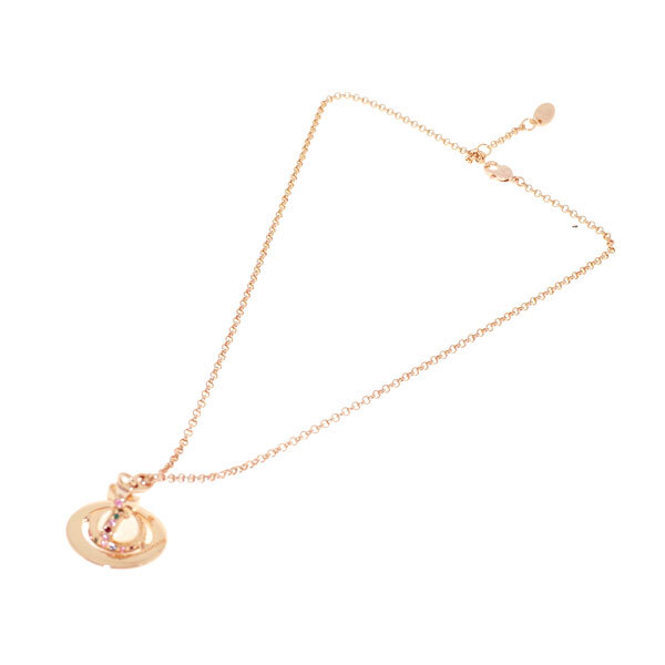 ヴィヴィアンウエストウッド VIVIENNE WESTWOOD ネックレス レディース 63020097-G002 752014B-3 タイニー オーブ TINY ORB ピンクゴールド_画像3