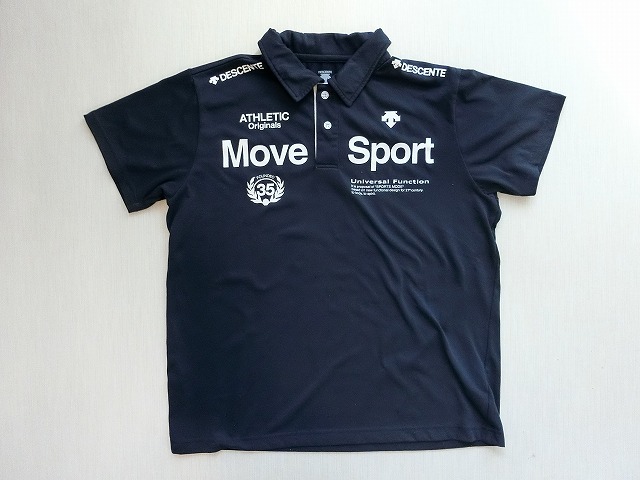 DESCENTE デサント Move Sport ムーブスポーツ ポロシャツ DAT-4411 L USED_画像1