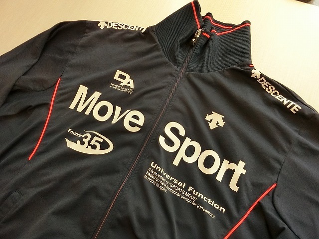 DESCENTE デサント Move Sport ムーブスポーツ ジャージ ジャケット ドライトランスファー DAT-1204 O USED_画像2