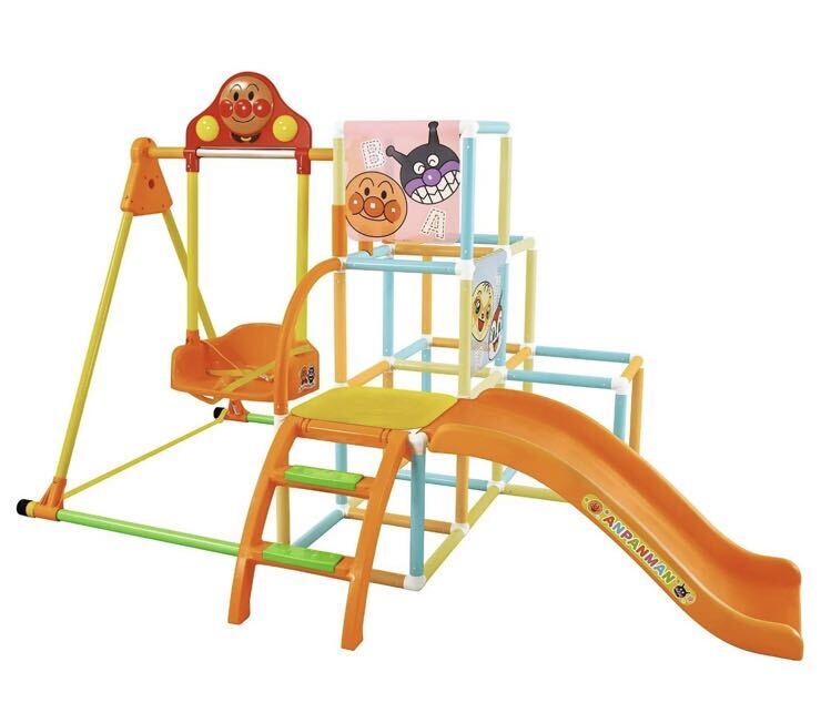 アンパンマン うちの子天才 ブランコパークDX すべり台 ブランコ 室内遊具 遊具 アガツマの画像1