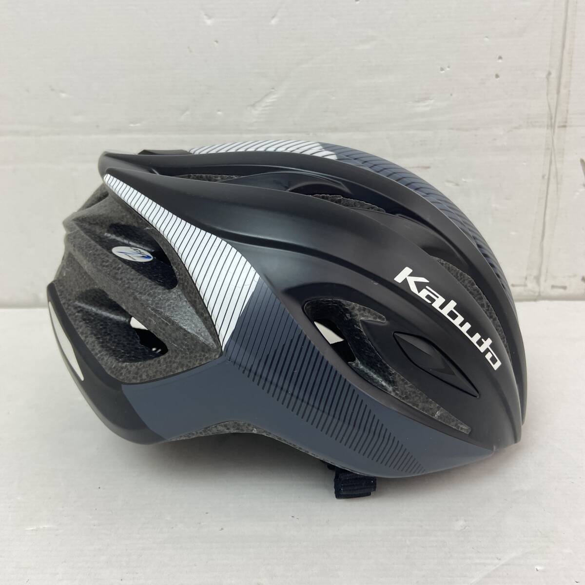 (25403)〓【スポーツ用品】Kabuto ヘルメット RECT マットブラック 【自転車用品/レース対応】 中古品の画像2