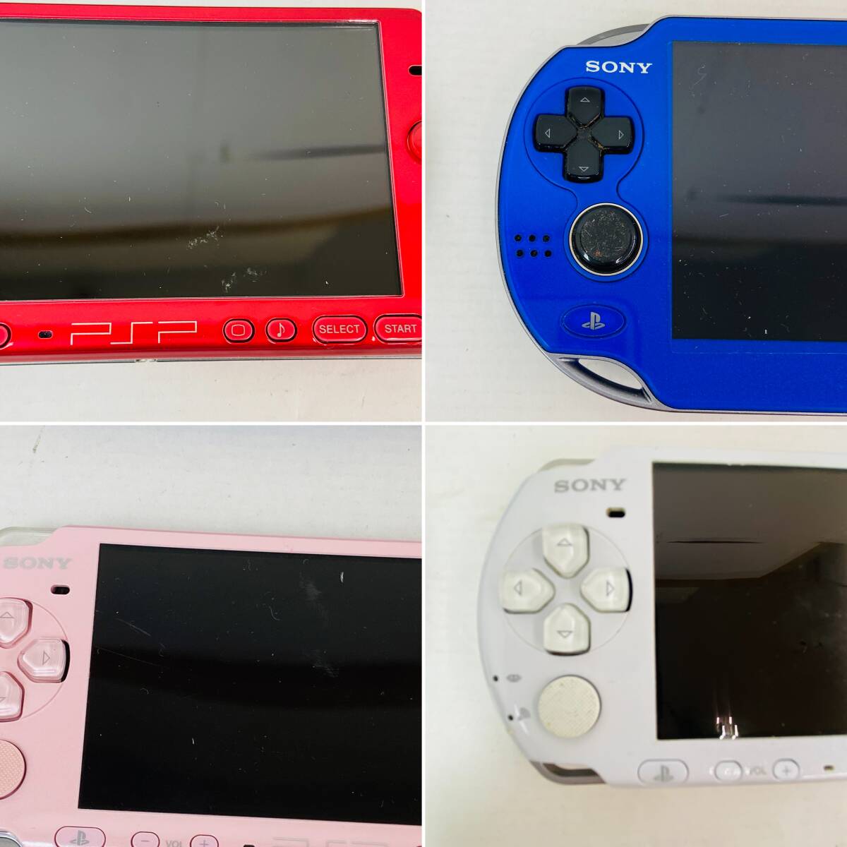 (26288) ■ 【ジャンク品】SONY PSP/PS Vita 8台 まとめ売り PSP 5台/PS Vita 3台 [ジャンク品］の画像5
