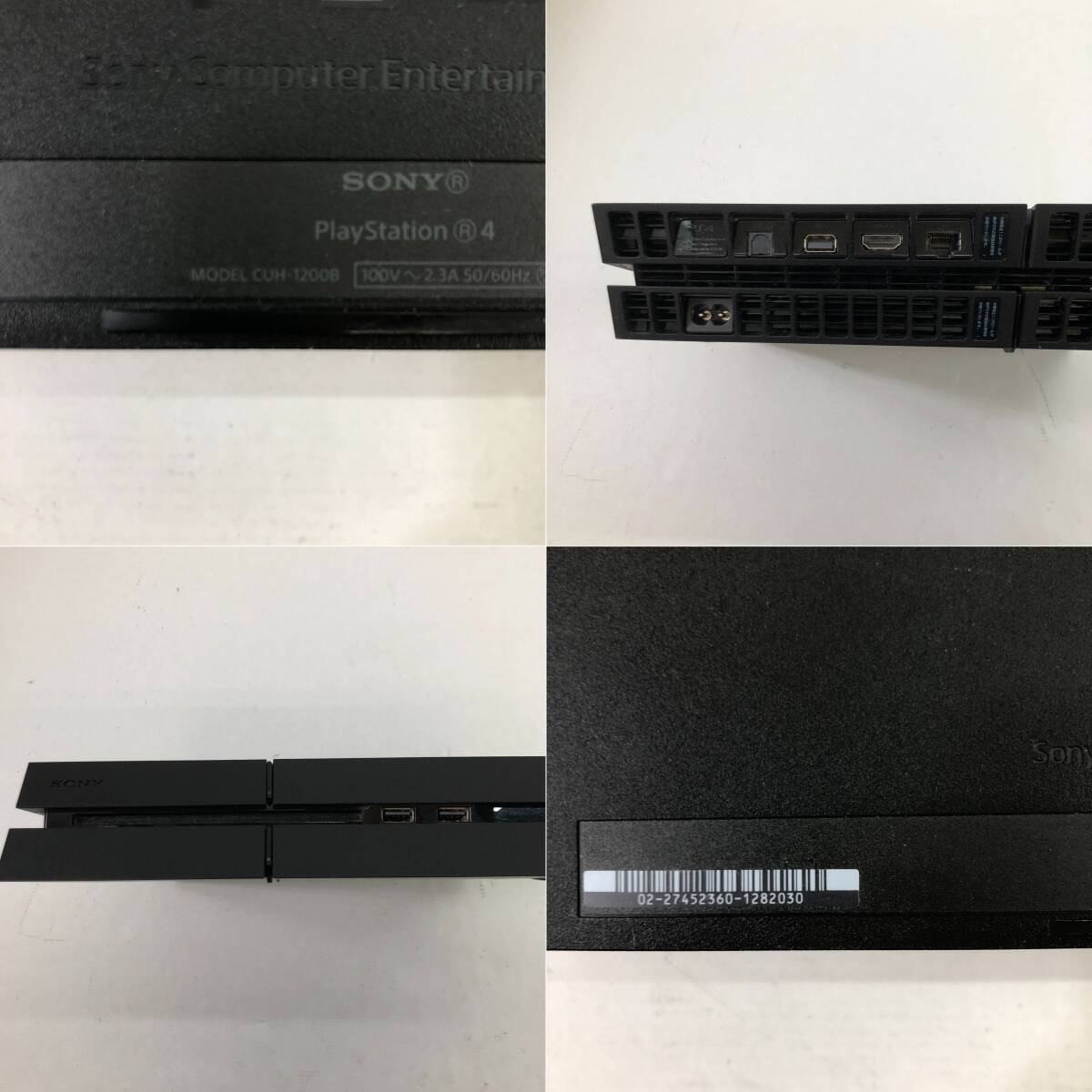 (26495) ■ SONY PS4 CUH-1200B ジェットブラック 1TB 中古品の画像6