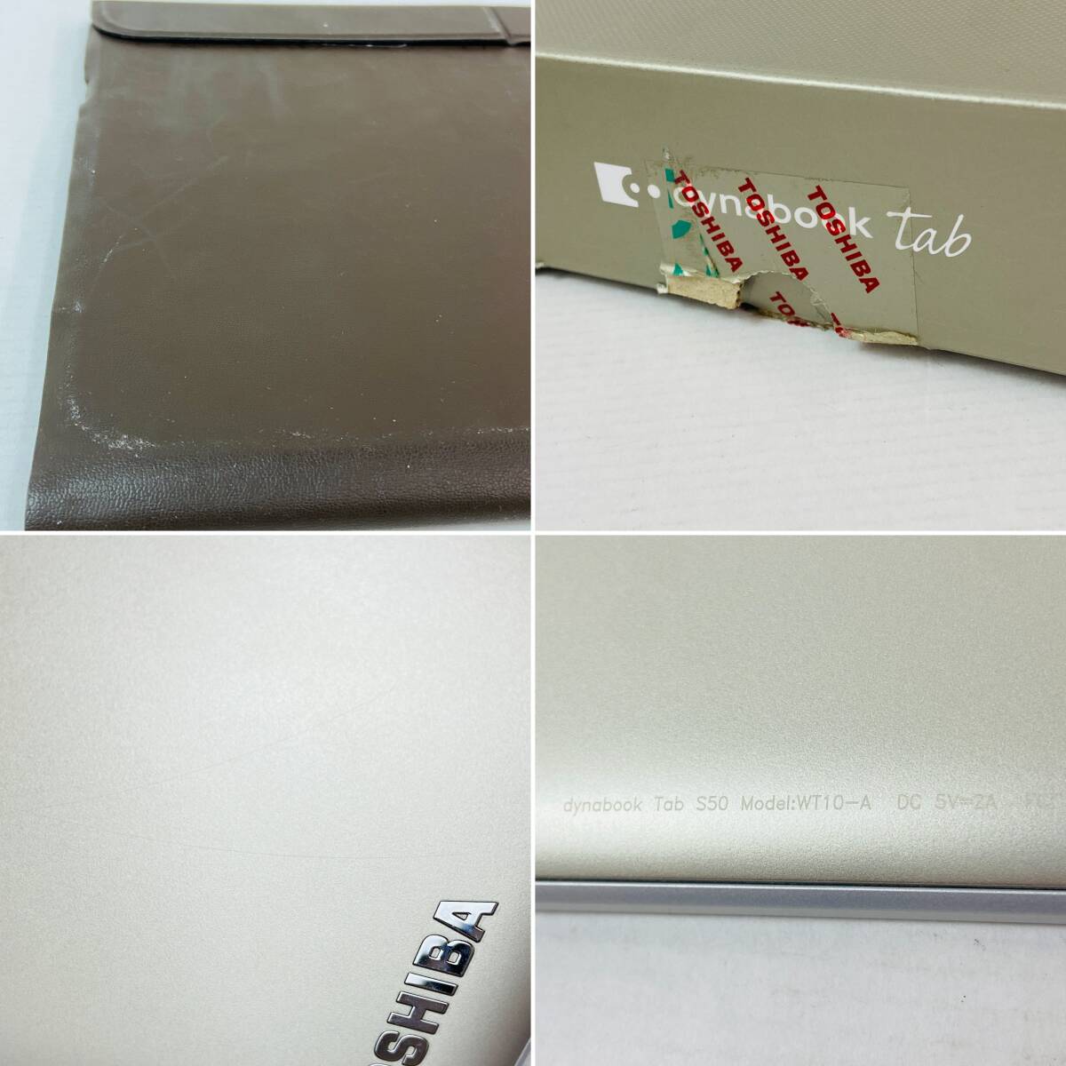 (26698)△ 東芝 TOSHIBA タブレット dynabook Tab S50 [WT10-A] ＆ Bluetoothキーボード [KT-1408] SSD 32GB メモリ 2GB【中古品】_画像8
