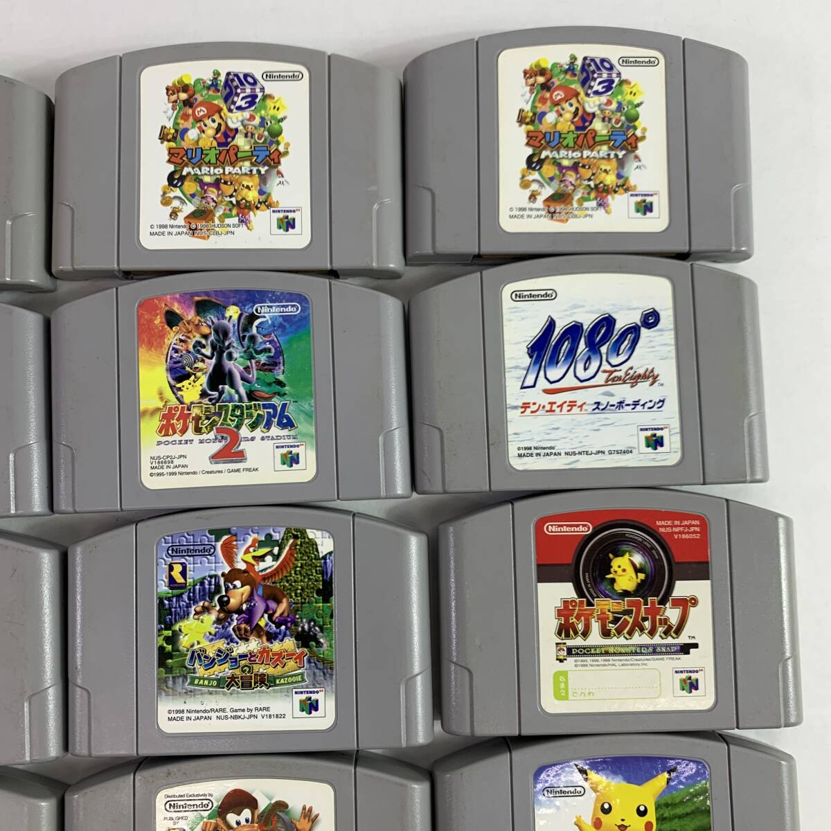 (26724)■Nintendo 64ソフト 22本 まとめ売り 大乱闘スマッシュブラザーズ/ヨッシーストーリー/マリオカート64/マリオパーティ他 中古品の画像3