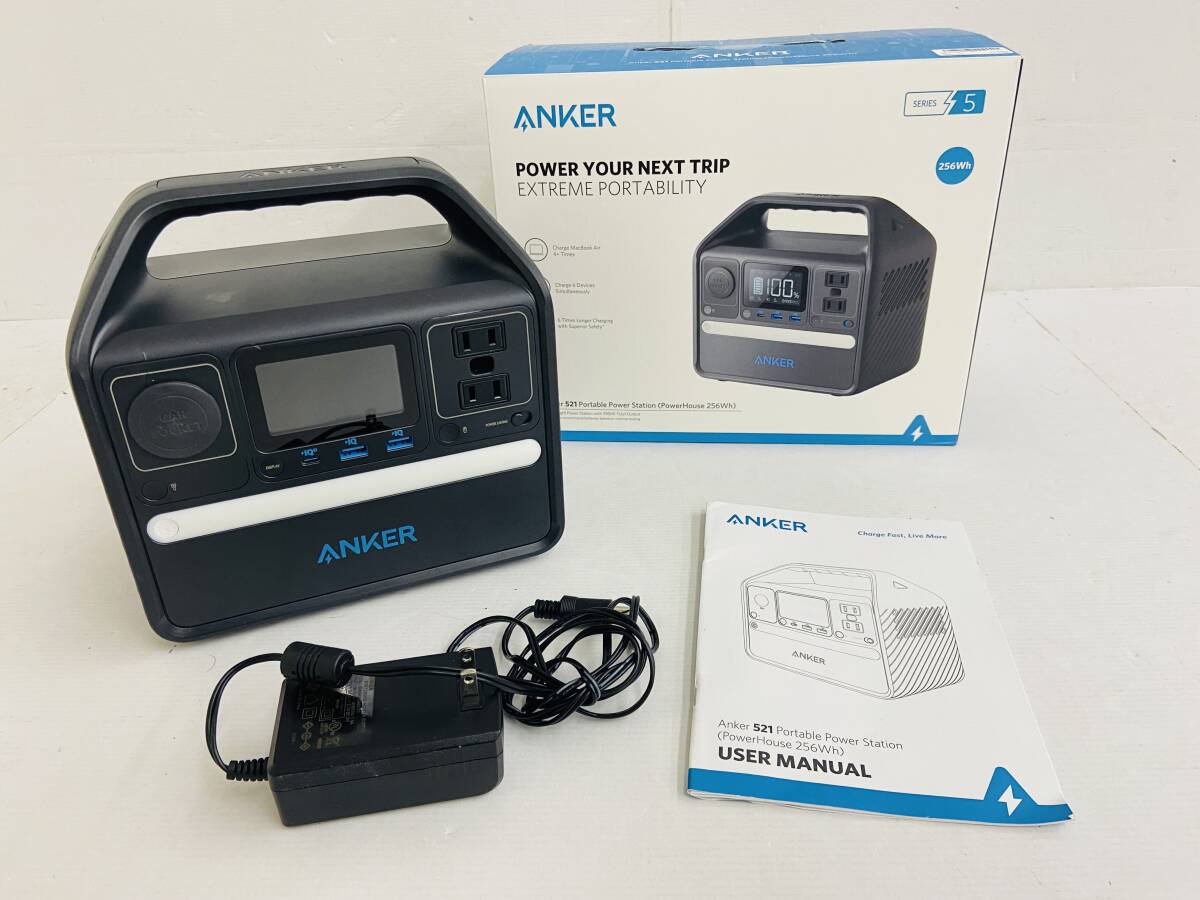 (26073)*Anker anchor 521 portable power station A1720512 256Wh[ portable power supply /Portable Power Station] secondhand goods 