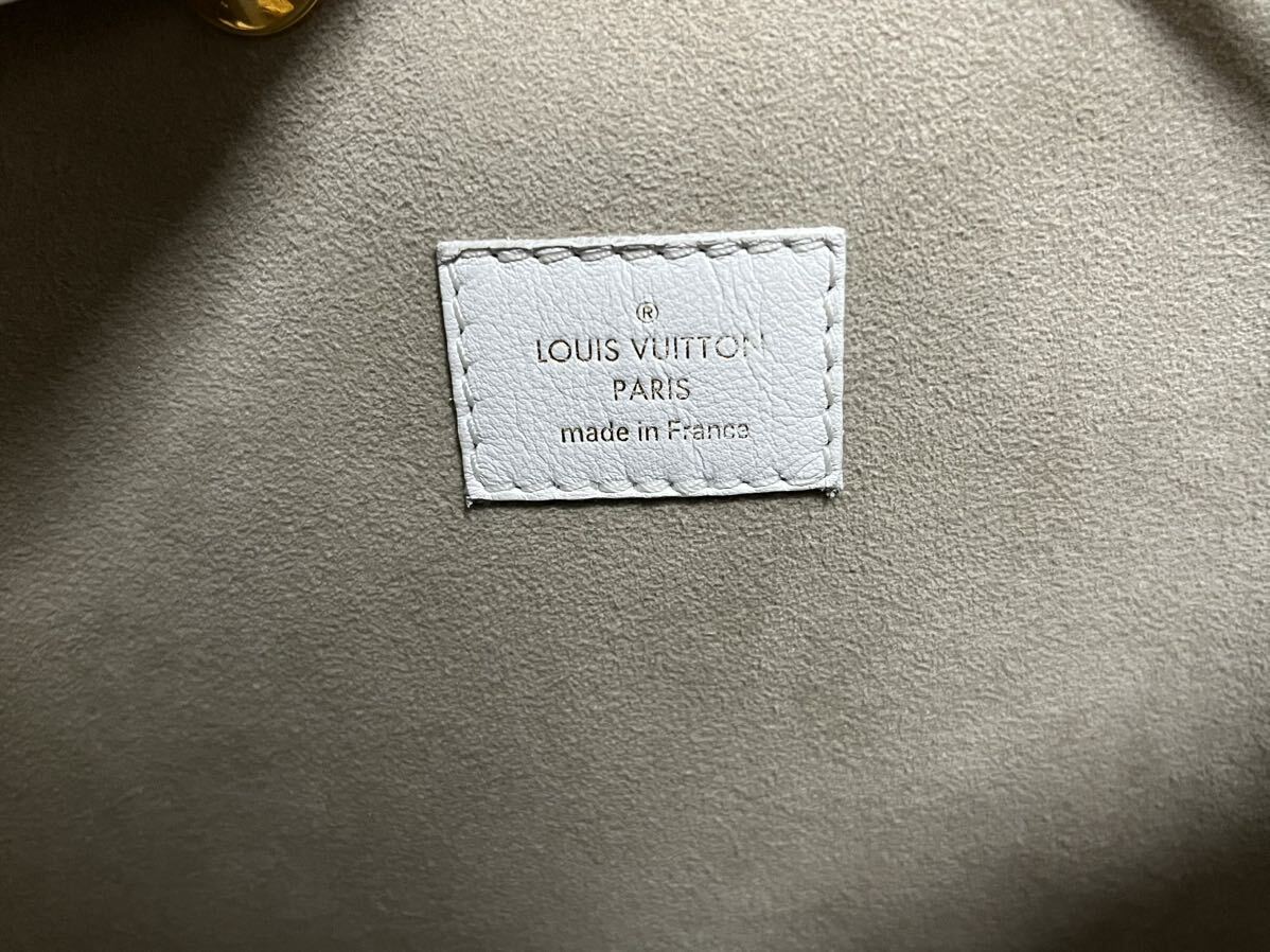 LOUIS VUITTON ルイヴィトン M20740 ノエPM ブロデリーアングレール ショルダーバッグ レザー レディース_画像10