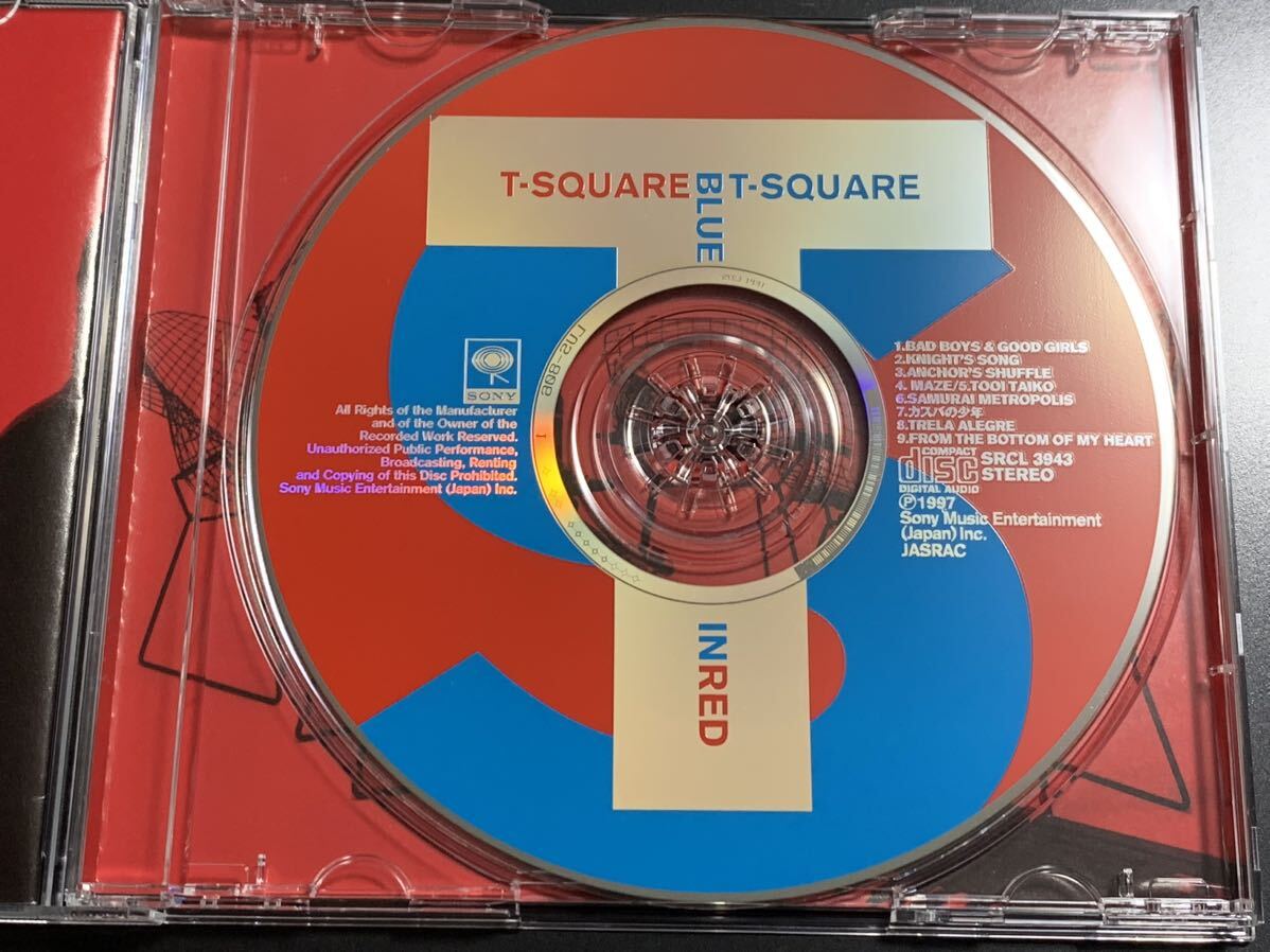 #9/美品/ T-SQUARE(T-スクェア) 『BLUE IN RED』CD / THE SQUARE（ザ・スクェア）、ジャズ、フュージョン_画像3