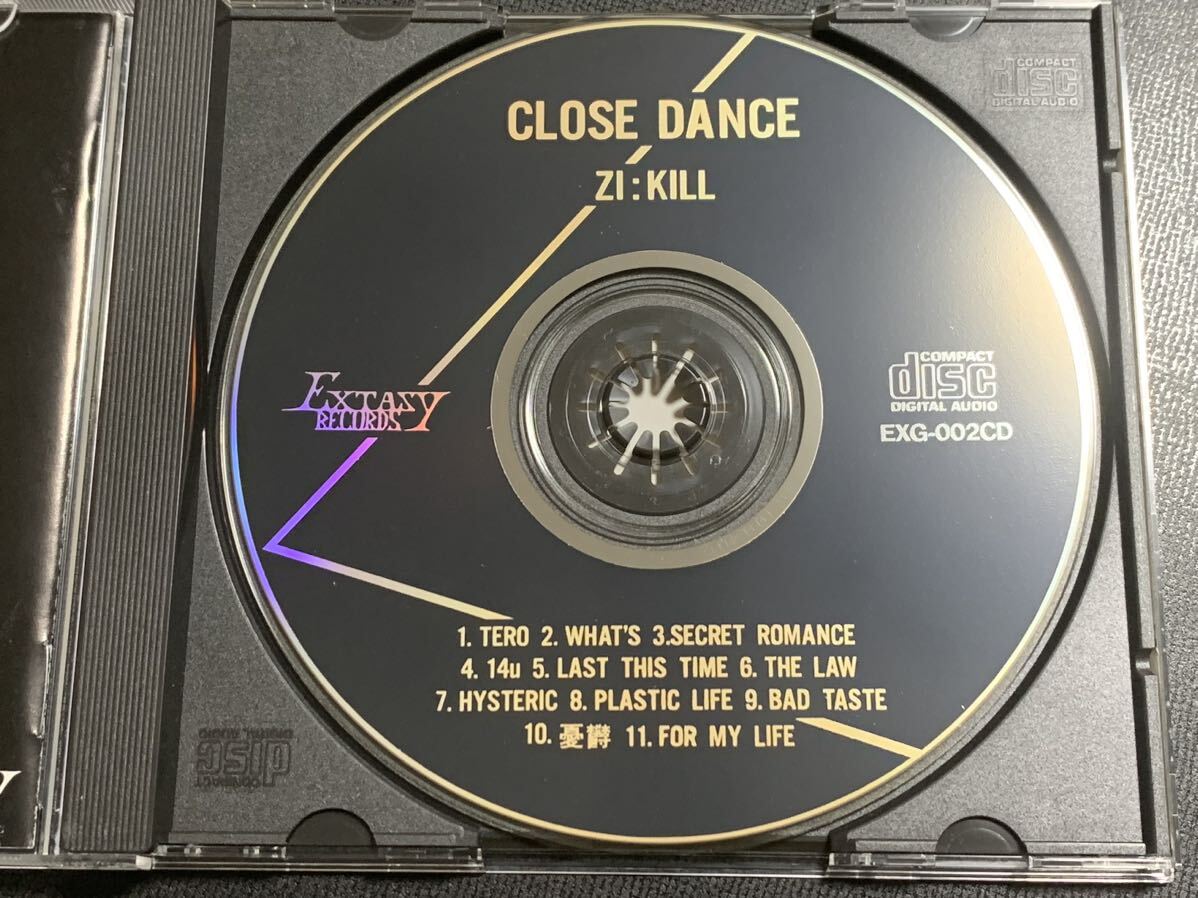 #9/美品帯付き/ ZI:KILL(ジキル) 『CLOSE DANCE』CD / ジャケイラスト「楠本まき」、TUSK(板谷祐)、KEN、SEIICHI(飯田成一)、YUKIHIROの画像4