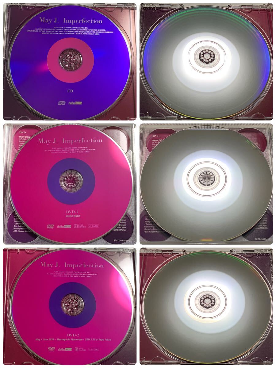 #9/美盤/ May J.(メイ・ジェイ) 『Imperfection』/ 初回限定盤CD＋2DVD 3枚組、2014.7.30 Zepp Tokyo LIVE映像 DVD、ブックレット写真集付の画像4