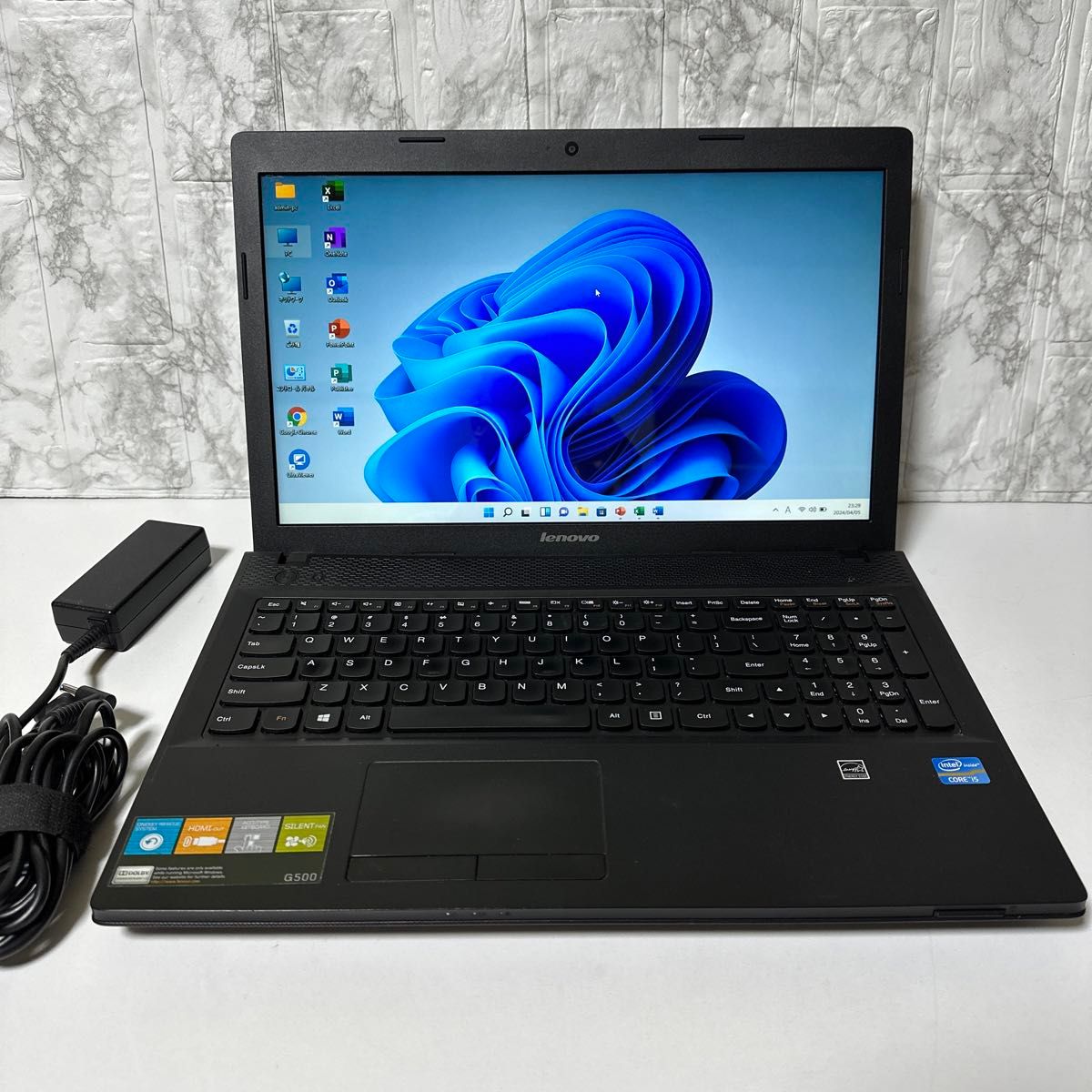 LENOVOノートパソコン　Corei5 USキーボード　Windows11Pro オフィス付き　 Webカメラ　発送無料