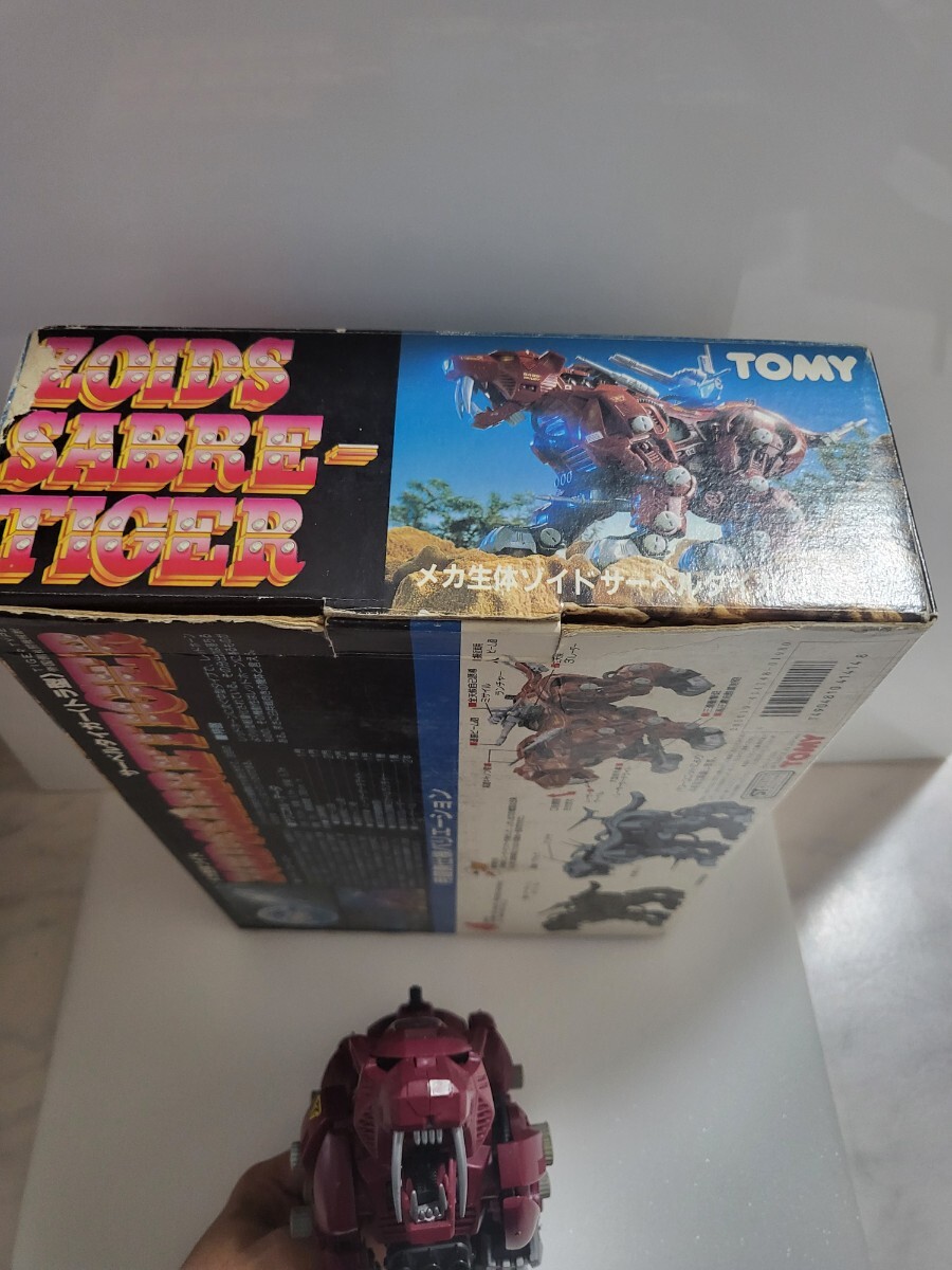  that time thing Tommy ZOIDS Zoids EPZ-003sa- bell Tiger tiger type old Zoids made in Japan Showa era Zoids present condition goods box attaching 