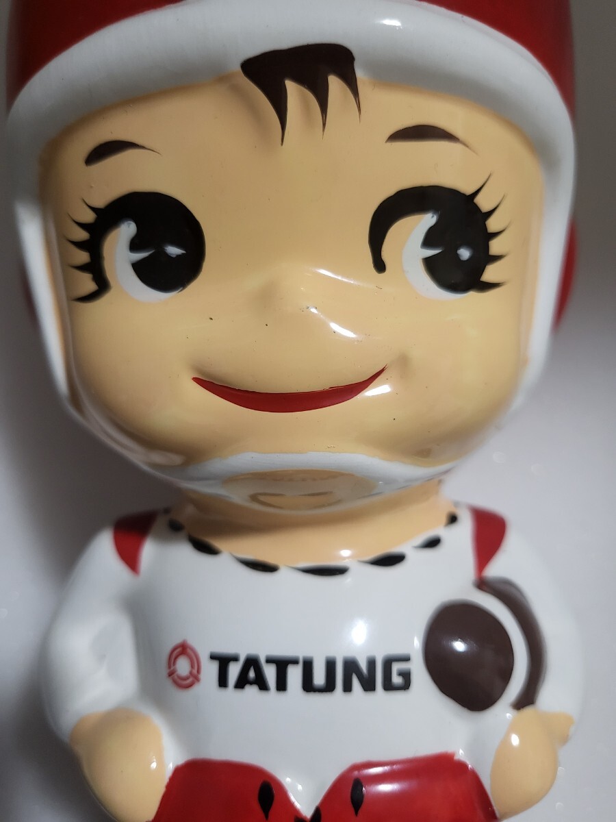 非売品　 当時物　激レア 台湾 TATUNG Boy 貯金箱 陶器製 大きさ約20センチ　ノベルティーグッズ 