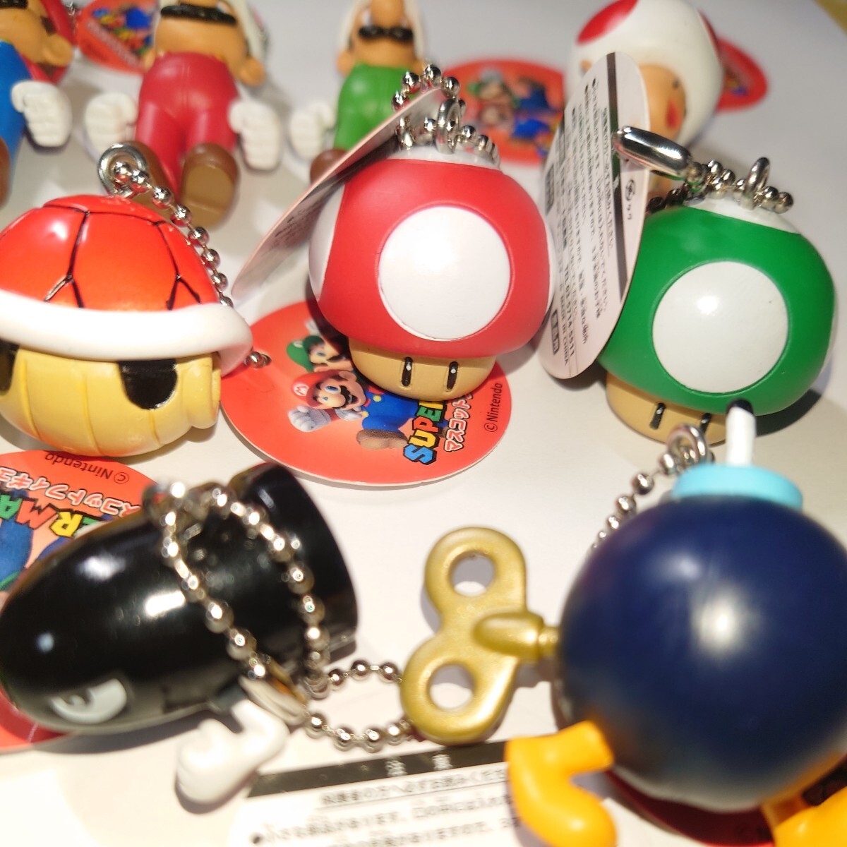  приз не продается nintendo super Mario эмблема фигурка брелок для ключа 12 body комплект 