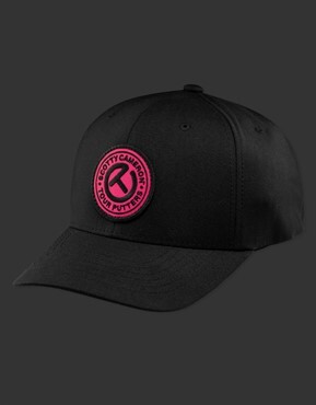 Scotty Cameron　スコッティ・キャメロン キャップ Hat - Panther Pink Circle T - Flexfit Adjustable - Black 新品_画像1