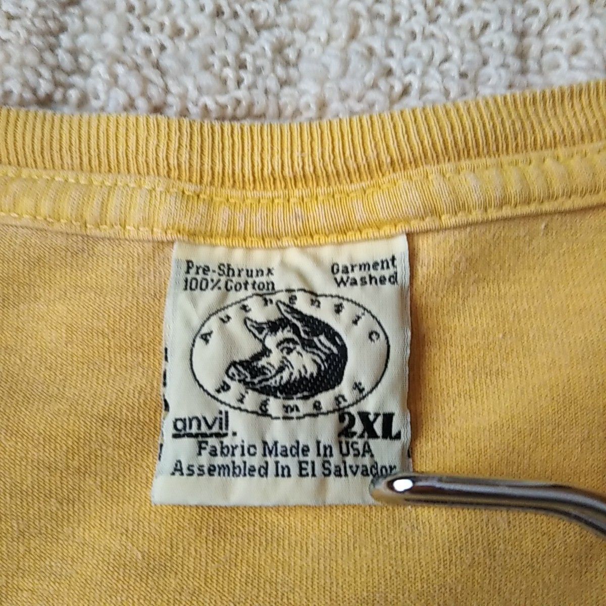 90s anvil アンビル Tシャツ vintage ビンテージ ヴィンテージ USA製 オーバーサイズ 2XL_画像5