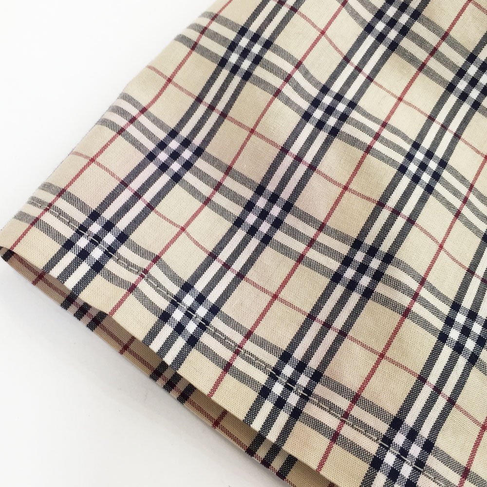 ★BURBERRY LONDON バーバリーロンドン 半袖 ノバチェックバンドカラーシャツ レディース サイズ160A ベージュ トップス 183229 1BA/41955の画像5