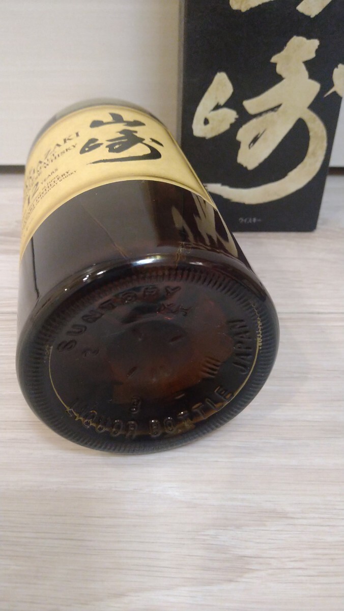 [ rare not yet . plug :1 jpy ~]SUNTORY Suntory Yamazaki 12 year single malt whisky box attaching * reference Yamazaki . white .