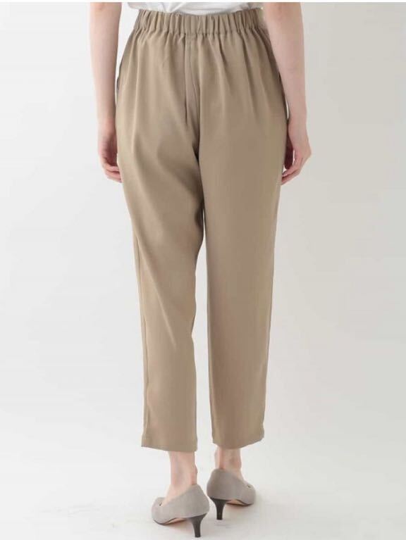 a.v.v Women beige [.../ Easy care ] tuck in tapered pants a.v.v S tag attaching new goods 