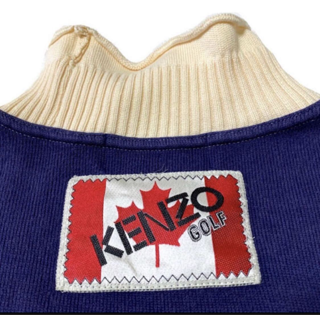 日本製【KENZO GOLF】ケンゾーゴルフ1 スェット サイド刺繍 ロゴワッペン_画像7