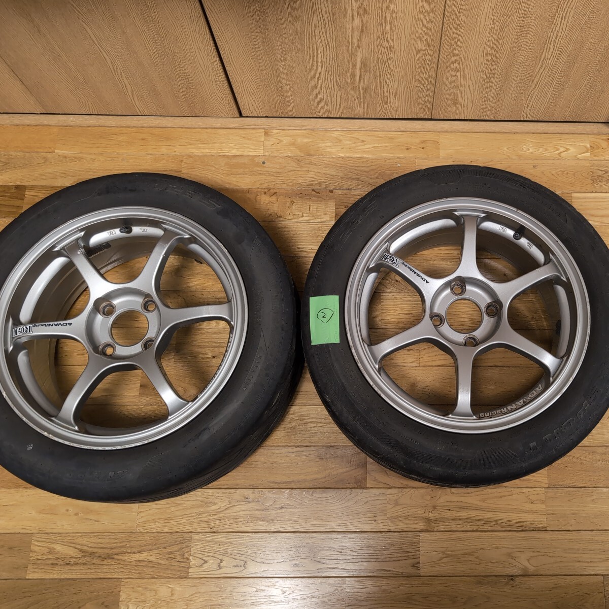 アドバンレーシング　RG2 ADVAN Racing RG-2 ホイール2本セット　15インチ　6.5J PCD100 ４穴　中古品②_画像1