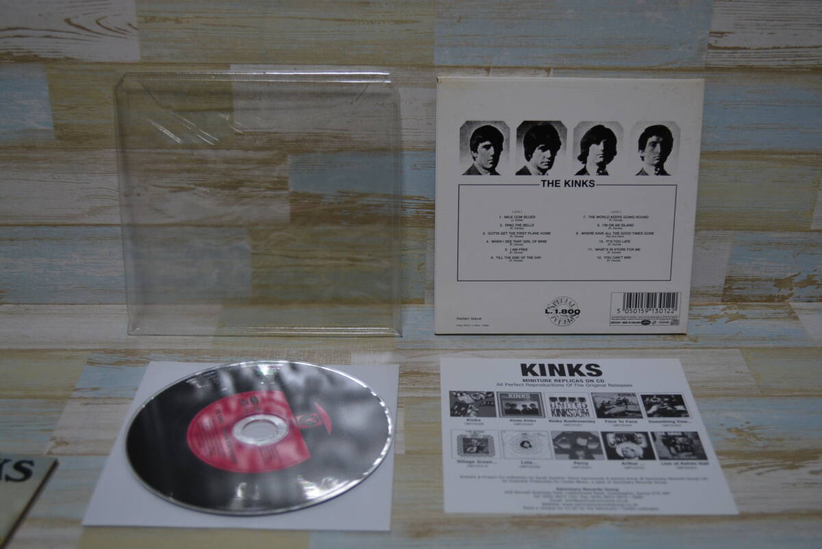 ★紙ジャケ★THE KINKS各国レア盤　４枚セット日本、イタリア、ギリシャ、オランダ盤