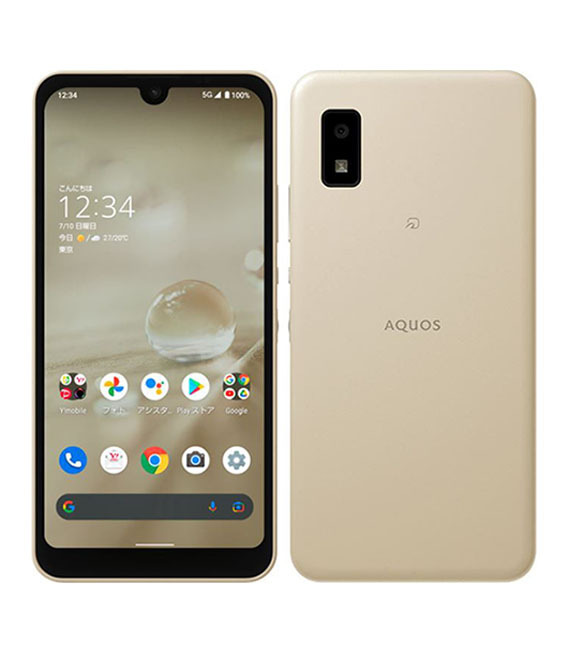 AQUOS wish2 A204SH[64GB] Y!mobile アイボリー【安心保証】_画像1