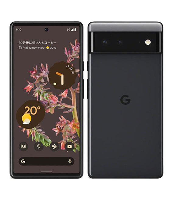 Google Pixel 6[128GB] au ストーミーブラック【安心保証】_画像1