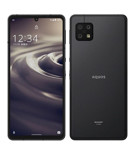 AQUOS sense6 SHG05[64GB] au ブラック【安心保証】_画像1