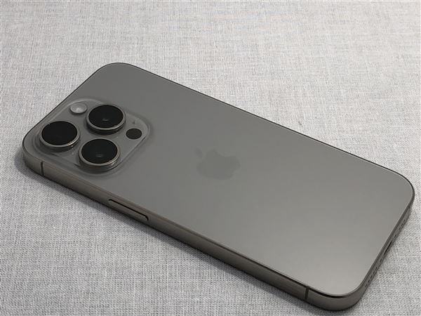 iPhone15 Pro[128GB] SIMフリー MTU93J ナチュラルチタニウム …_画像5