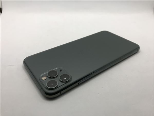 iPhone11 Pro Max[256GB] au MWHM2J ミッドナイトグリーン【安…_画像4