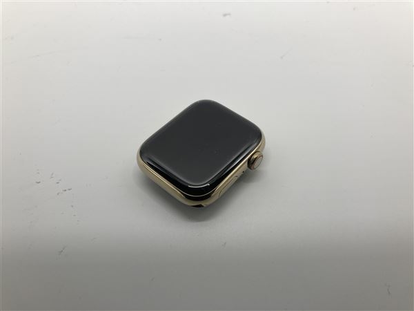 Series9[45mm セルラー]ステンレススチール ゴールド Apple Wa…_画像6