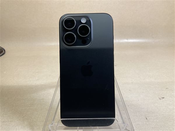 iPhone15 Pro[256GB] au MTUC3J ブラックチタニウム【安心保証】の画像2