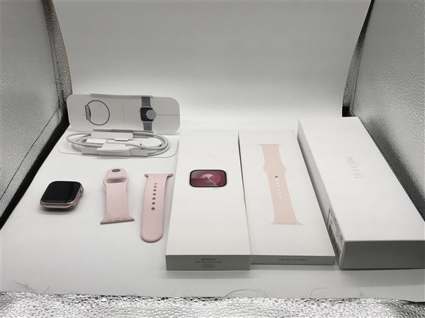 Series9[45mm セルラー]アルミニウム ピンク Apple Watch MRMK…_画像3