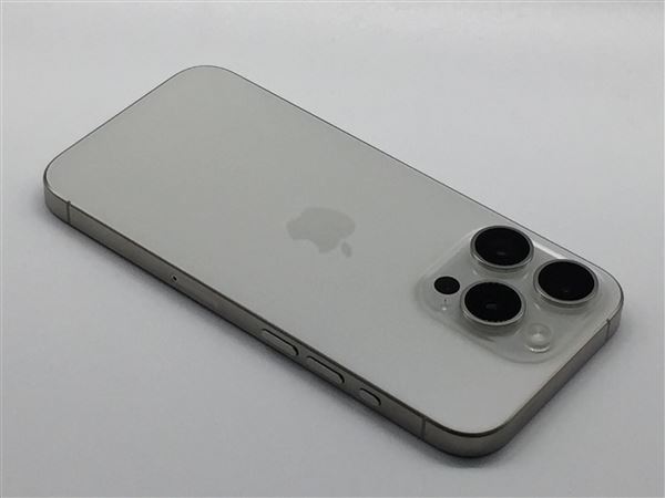 iPhone15 Pro[128GB] SIMフリー MTU83J ホワイトチタニウム【 …_画像3