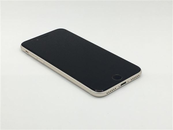 iPhoneSE 第3世代[64GB] au/UQ MMYD3J スターライト【安心保証】_画像5