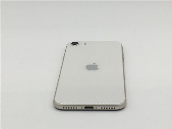 iPhoneSE 第3世代[64GB] au/UQ MMYD3J スターライト【安心保証】_画像6