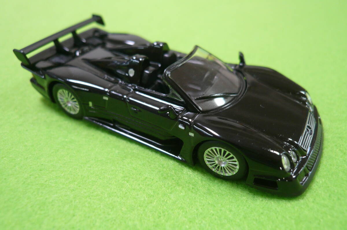 【新品】京商1/64 ミニカーコレクション★メルセデスベンツ CLK GTR ロードスター☆ ブラックの画像3