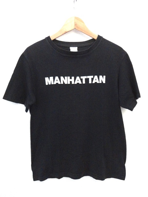 2001SS/初期 NUMBER (N)INE:ナンバーナイン/タイム期/マンハッタン プリント Tシャツ/ブラック/size3/宮下貴裕/TIME期 MANHATTANの画像2