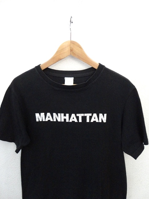 2001SS/初期 NUMBER (N)INE:ナンバーナイン/タイム期/マンハッタン プリント Tシャツ/ブラック/size3/宮下貴裕/TIME期 MANHATTANの画像7