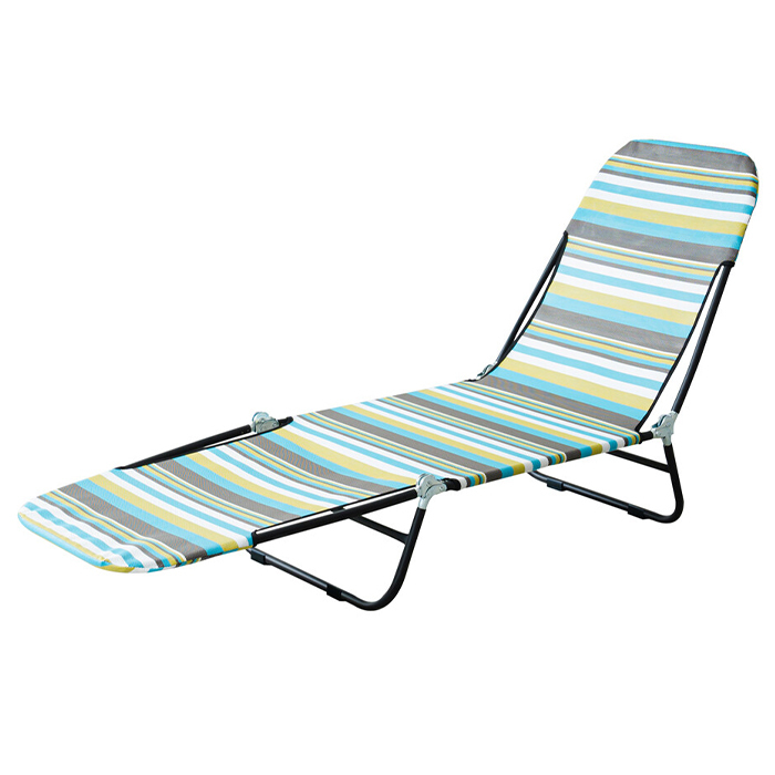  summer bed наклонный складной 5 -ступенчатый койка раскладушка легкий уличный кемпинг пляж мульти- полоса NAG-8571MS
